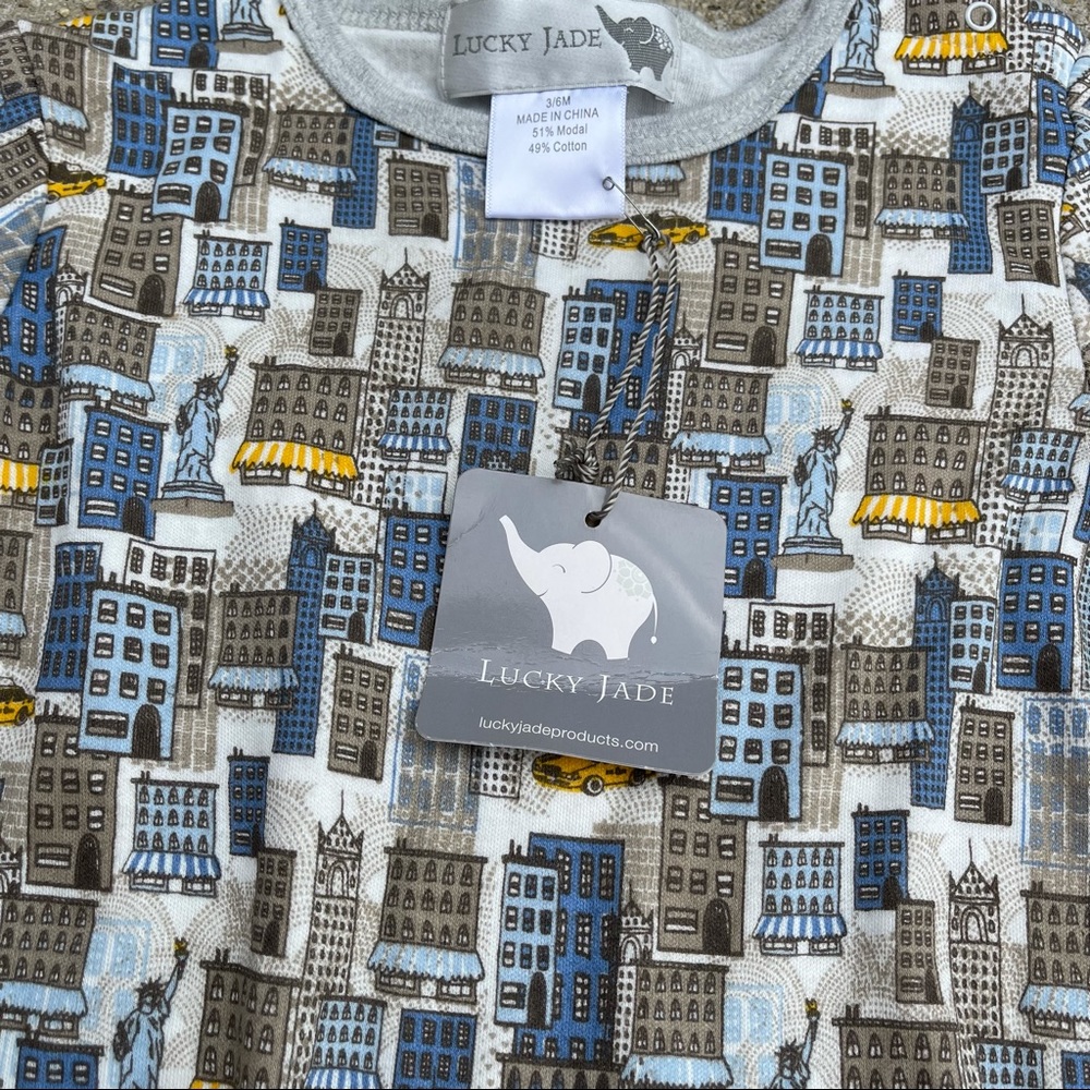 Lucky Jade New York City Onesie size 3/6 Months - Picture 2 of 4